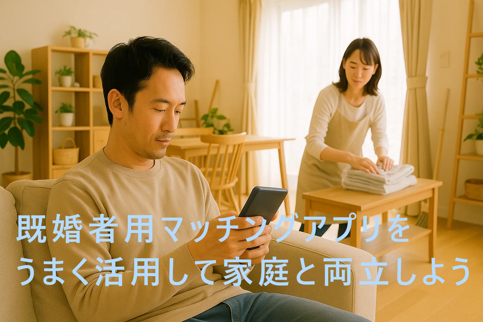 既婚者用マッチングアプリをうまく活用して家庭と両立しよう